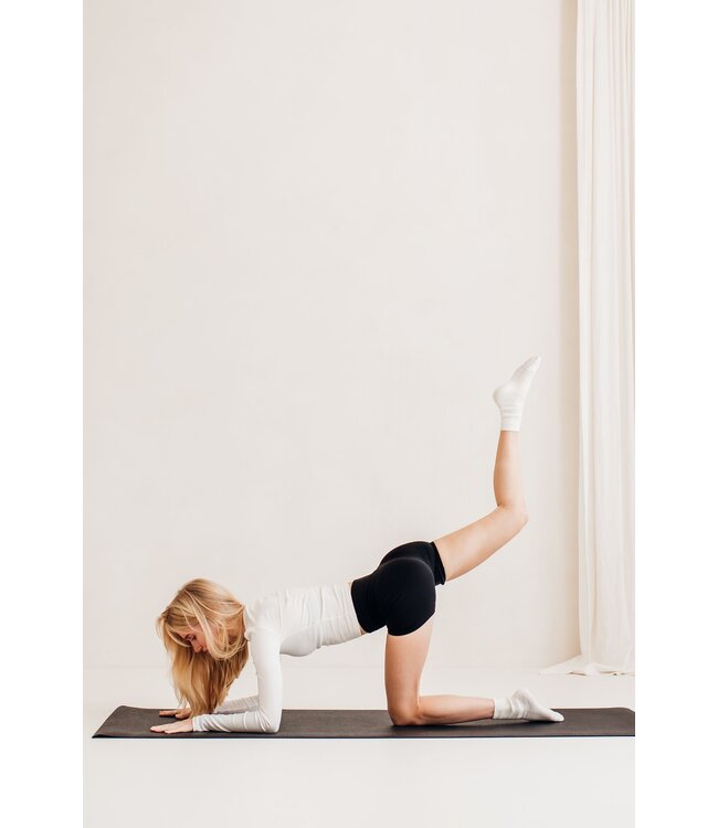 Yogamatte Studio Schwarz extra lang - Lotus