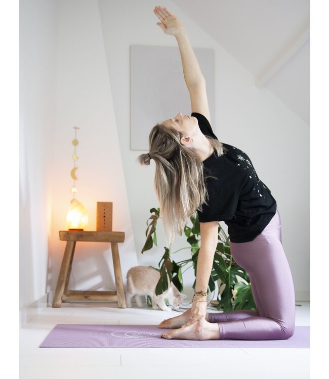 Yogamatte sticky extra dick Balance Lavendellila - Lotus