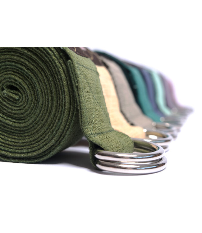Yogagurt extra lang Olivgrün - Lotus