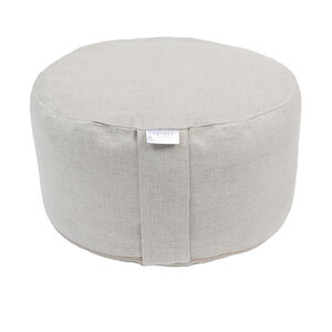 Pure Meditationskissen rund natürliches Leinen - Pure