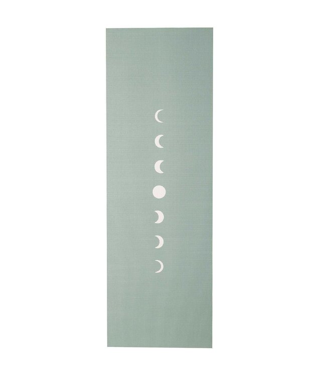 Basis Set Yogamatte und Block Moon Aschgrün