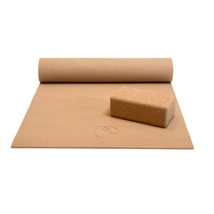 Lotus Basis Set Yogamatte und Block - Wüste