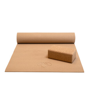 Lotus Basis Set Yogamatte und Block - Wüste