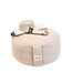 Set Meditationskissen Jute, Augenkissen und Gürtel Sand - Pure