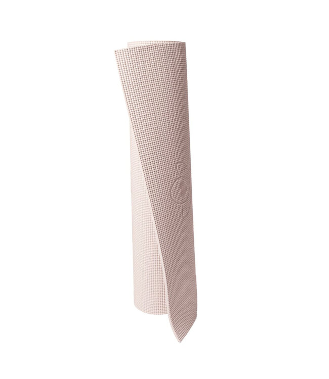 Anfänger Set Yogamatte Sand, Jute Meditationskissen und Cremeblock