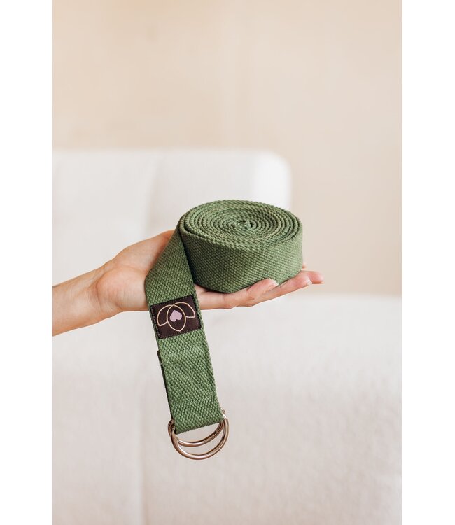 Yogagurt extra lang Olivgrün - Lotus