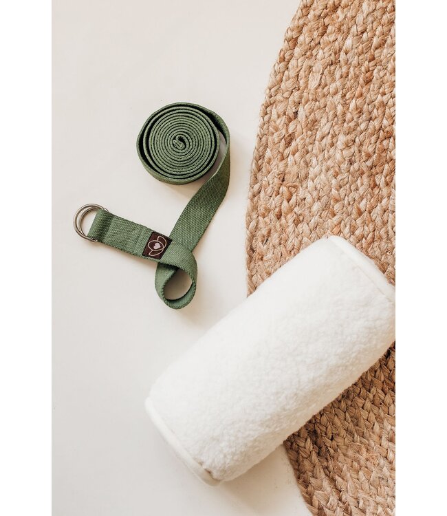 Yogagurt extra lang Olivgrün - Lotus