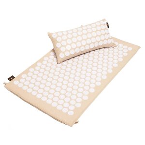 Lotus Set Akupressurmatte und Akupressurkissen Sand - Lotus