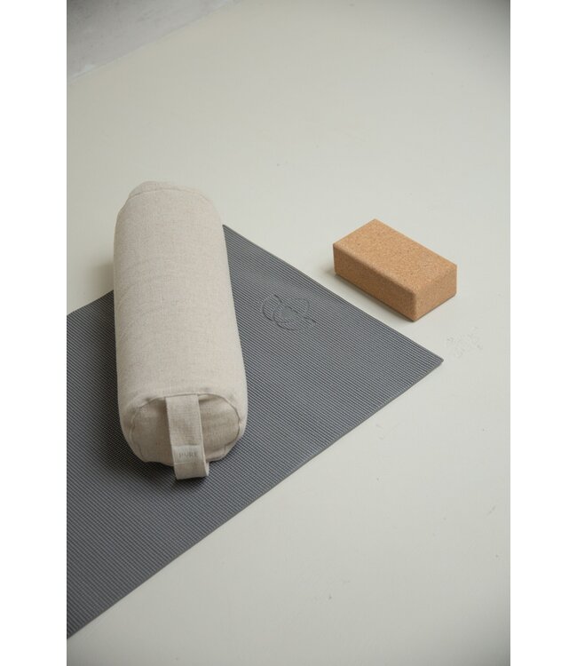 Yogamatte sticky extra dick grau - Lotus