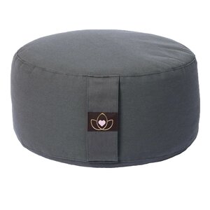 Lotus Meditationskissen öko Anthrazit rund - Lotus