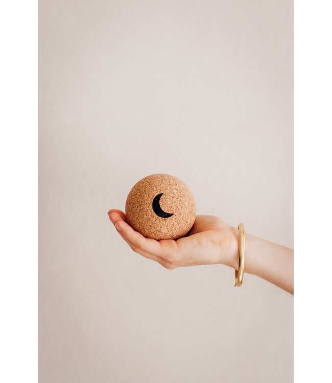 Massageball Naturkork Moon - Lotus