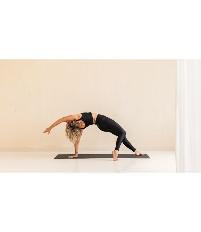 Yogamatte Studio Schwarz - Lotus