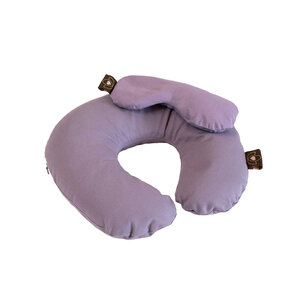 Lotus Set Nackenkissen und Augenkissen Lavendel - Lotus