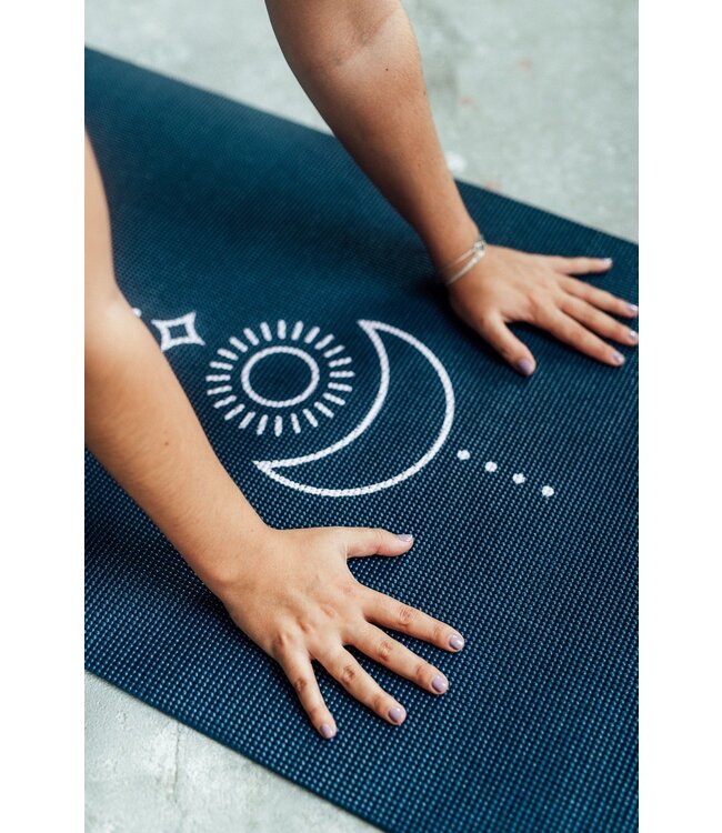 Yogamatte sticky extra dick Balance Indigo - Lotus