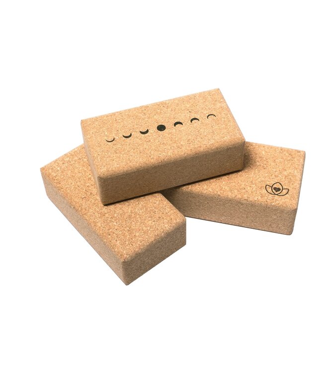 Yoga Block öko Naturkork Moon - Lotus