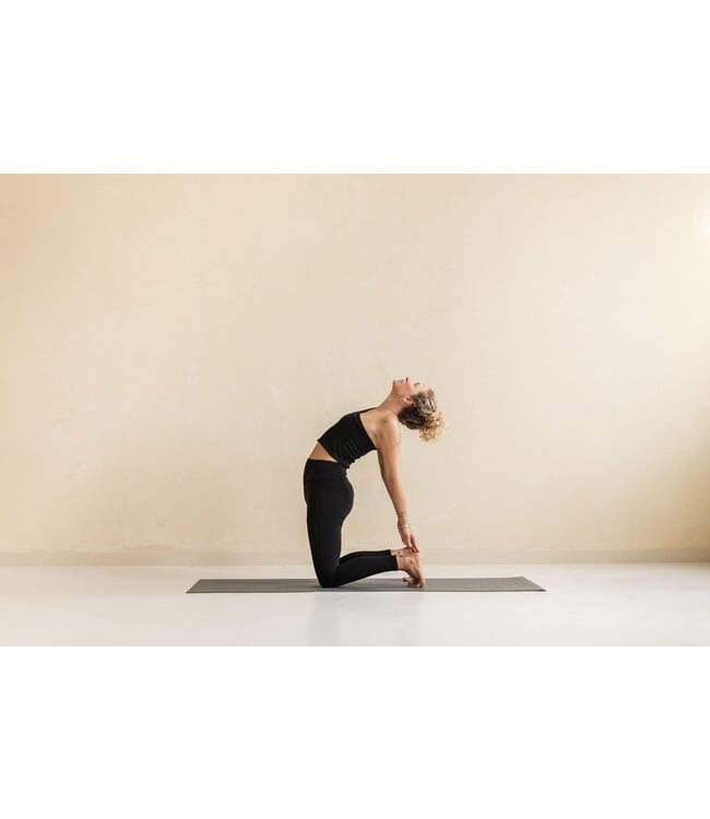 Yogamatte Studio Grau extra breit - Lotus