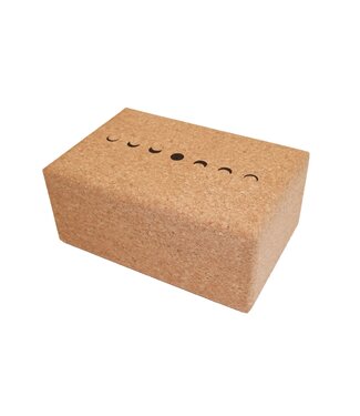 Lotus Yoga Block groß öko Naturkork Moon - Lotus