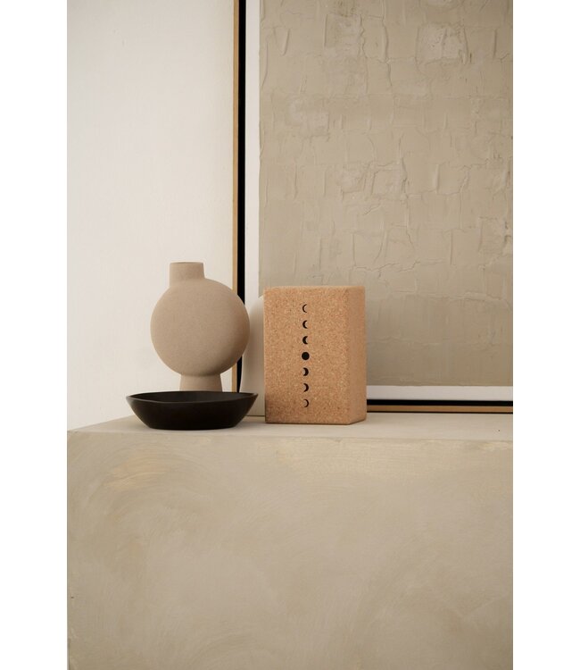 Yoga Block groß öko Naturkork Moon - Lotus