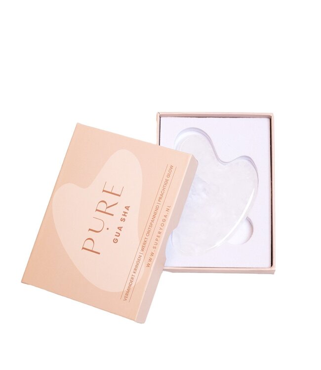Gua sha Bergkristall - Pure