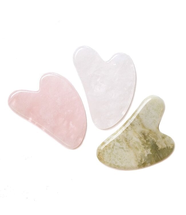 Gua sha Bergkristall - Pure