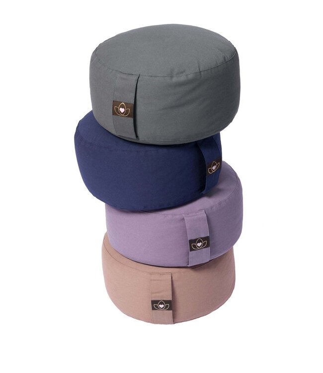 Meditationskissen öko Taupe rund - Lotus