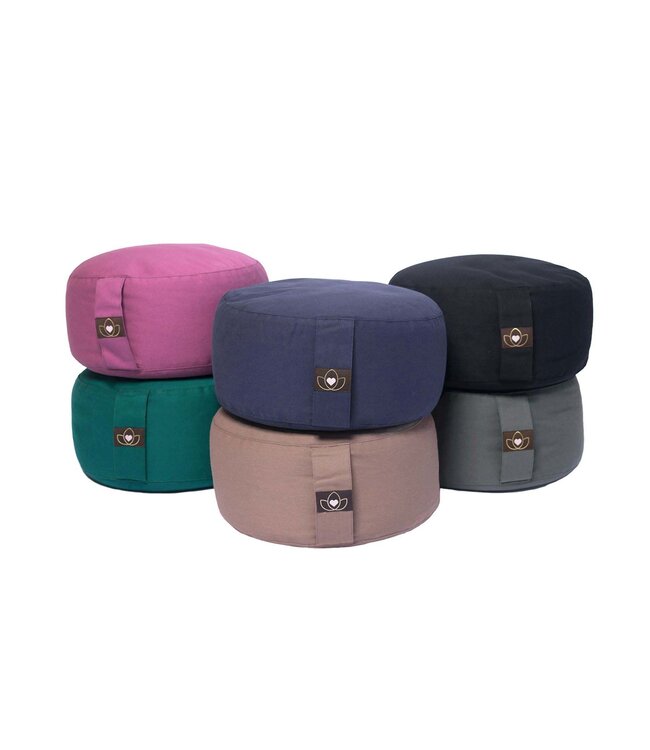 Meditationskissen öko Taupe rund - Lotus