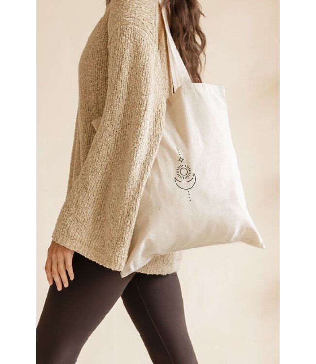 Tragetasche mit Aufdruck Balance - Lotus