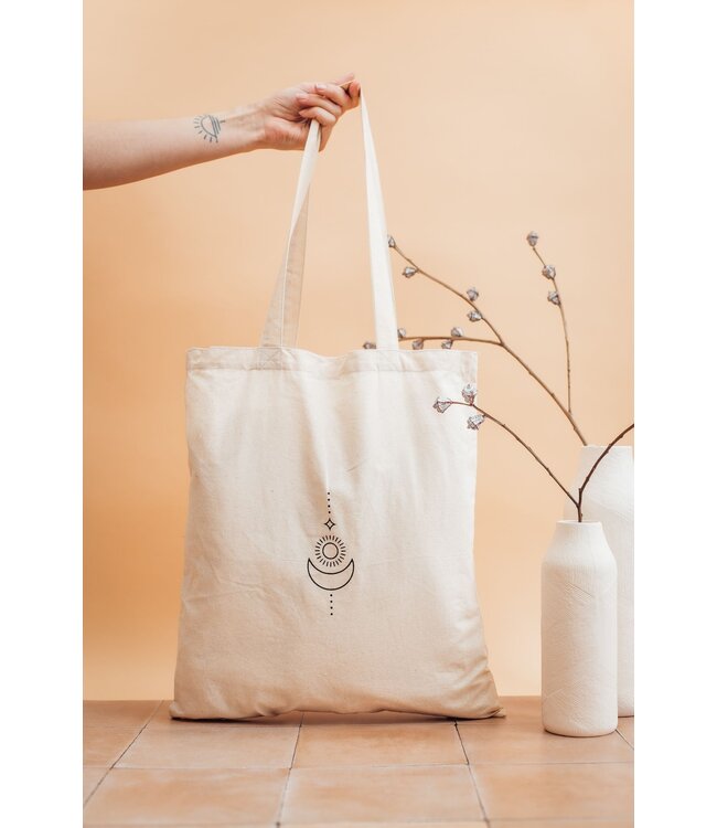 Tragetasche mit Aufdruck Balance - Lotus