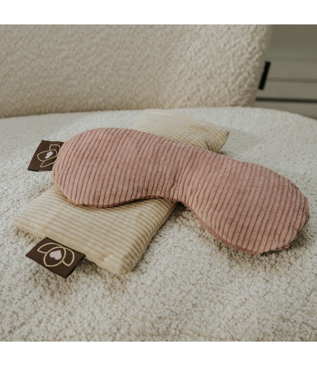 Augenkissen Ripp Lavendel Sand öko - Lotus