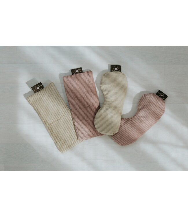 Augenkissen Ripp Lavendel Sand öko - Lotus