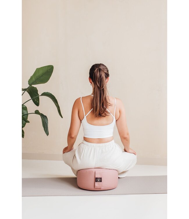 Yogamatte sticky extra lang Taupe 200 cm - Lotus