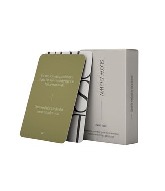 Monday Slow down carddeck - Monday