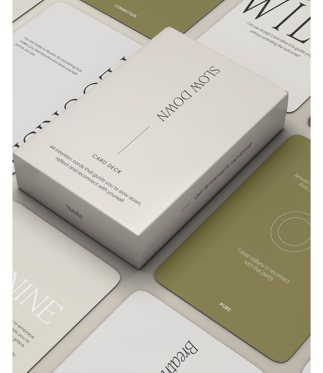 Slow down carddeck - Monday