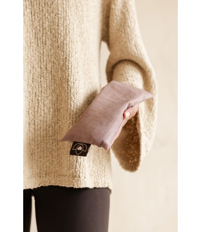 Augenkissen Lavendel Taupe öko - Lotus