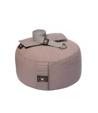 Lotus Set Meditationskissen, Augenkissen und Yogagurt Taupe - Lotus
