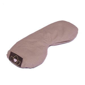 Lotus Augenkissen Lavendel geformt Taupe öko - Lotus