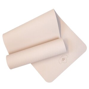 Lotus Pilatesmatte TPE extra dick 10 mm sand - Lotus
