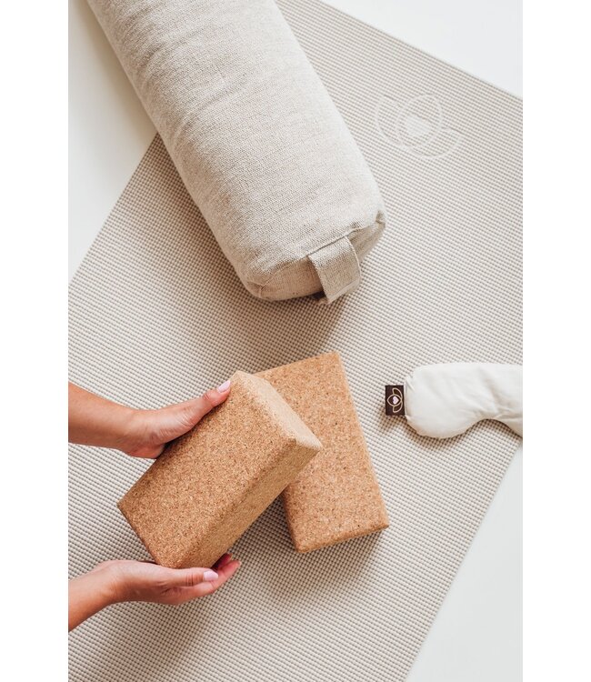 Bolster öko Jute natürliche Farbe rund - Pure