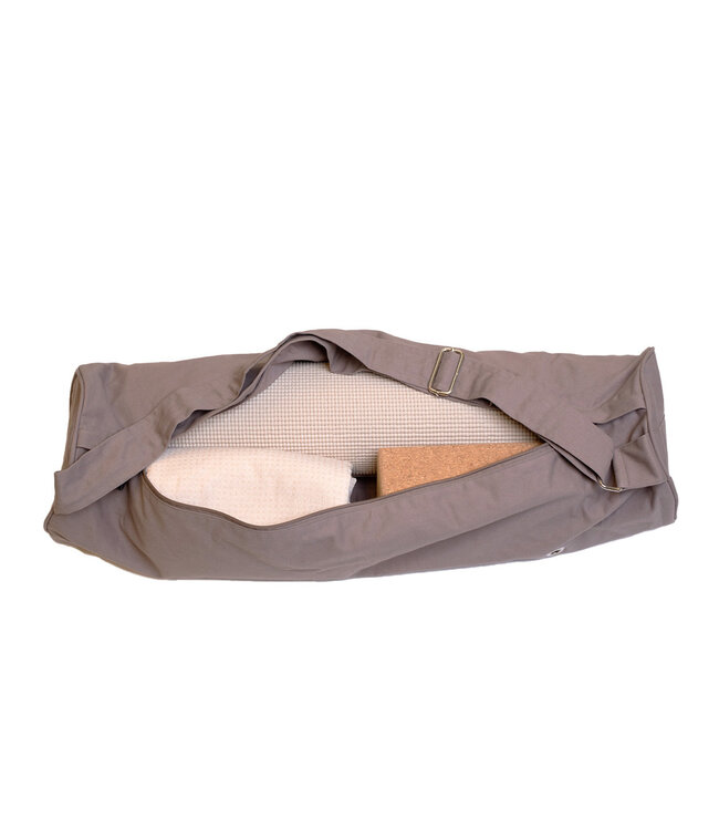 Yogatasche Baumwolle öko taupe - Lotus