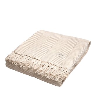 Pure Yogadecke Fischgrät Sand - Pure