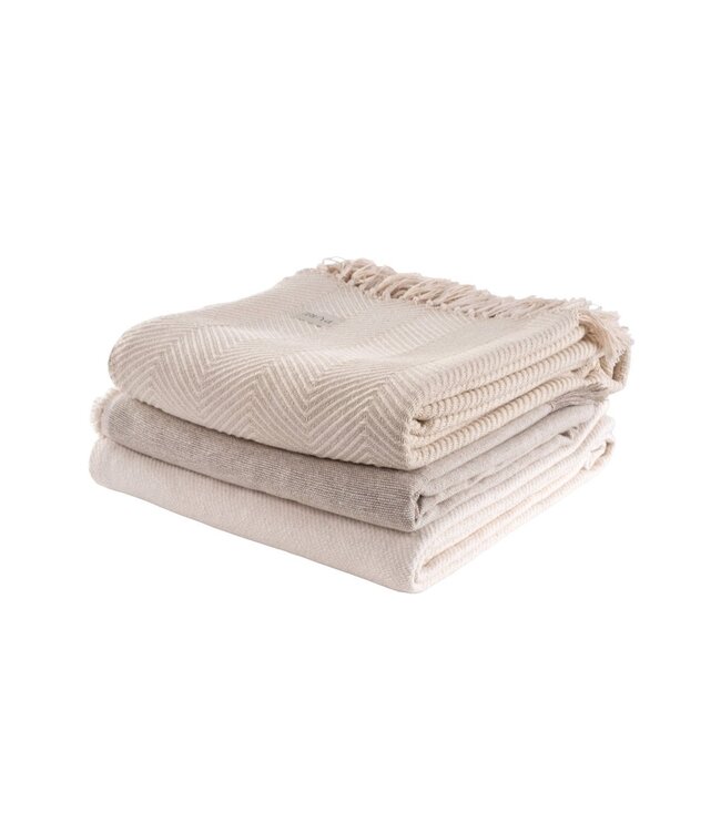 Yogadecke Fischgrät Sand - Pure