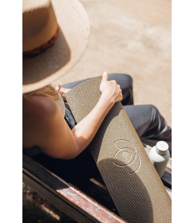 Yogamatte sticky extra lang Dunkelgrün 200 cm - Lotus