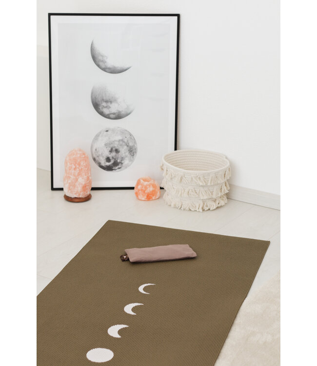 Yogamatte sticky extra dick Moon Dunkelgrün - Lotus