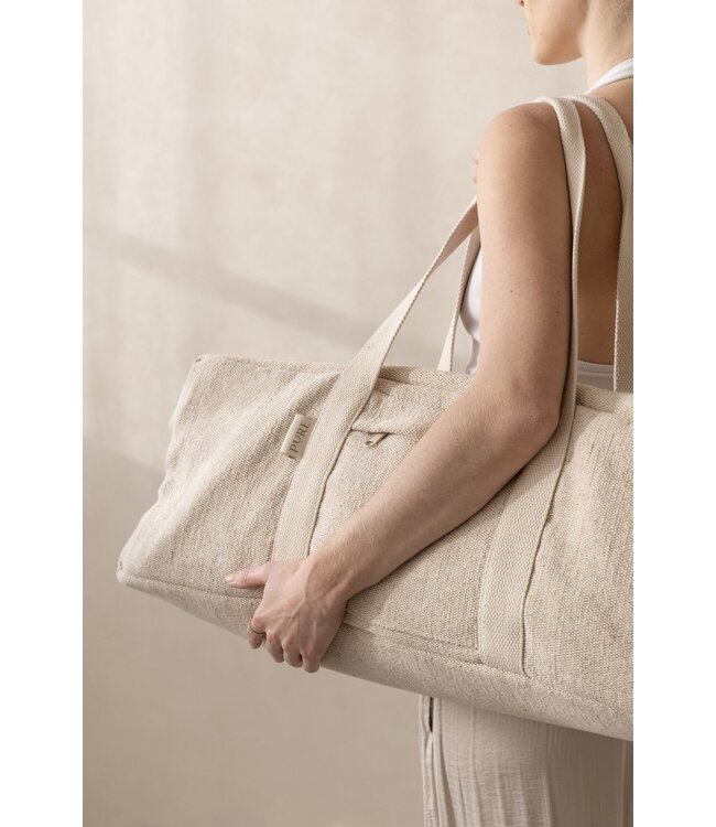 Luxus Yogatasche Hummer Jute natürlich - Pure