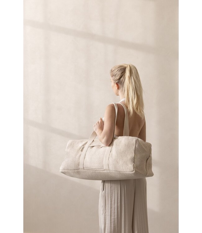 Luxus Yogatasche Hummer Jute natürlich - Pure