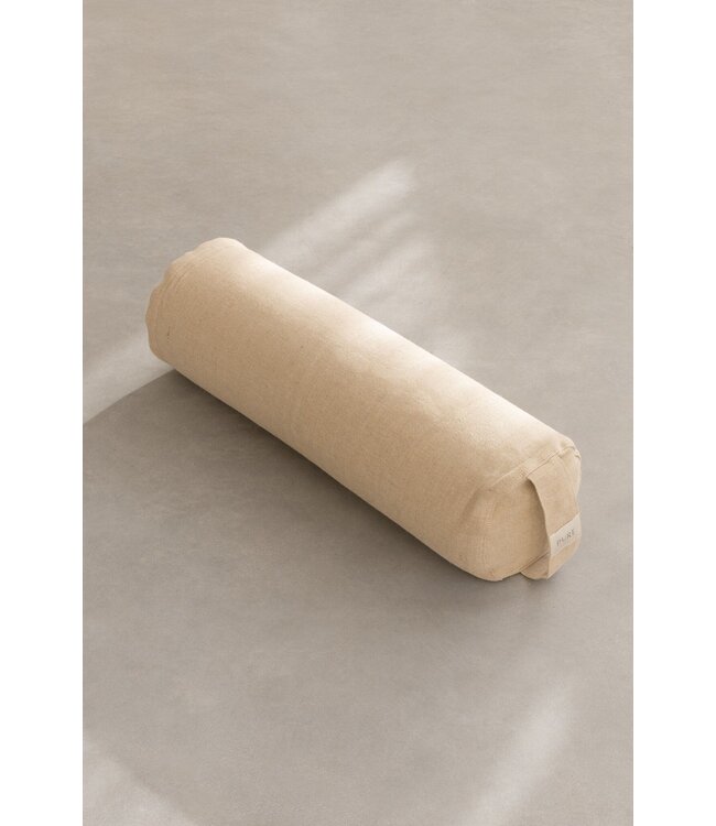 Bolster öko Jute Braun rund - Pure