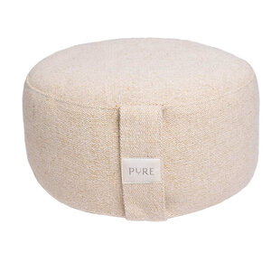 Pure Meditationskissen öko Jute natürliche Farbe rund - Pure