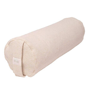 Pure Bolster öko Jute natürliche Farbe rund - Pure