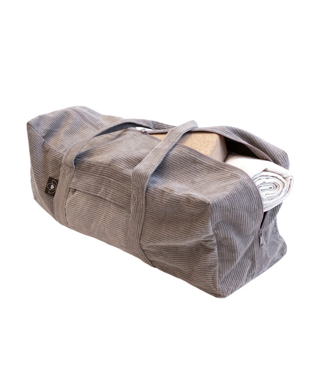 Luxus Yogatasche Hummer Ripp Taupe - Lotus
