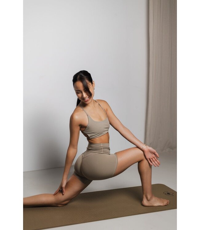 Pilatesmatte TPE extra dick 10 mm dunkelgrün - Lotus